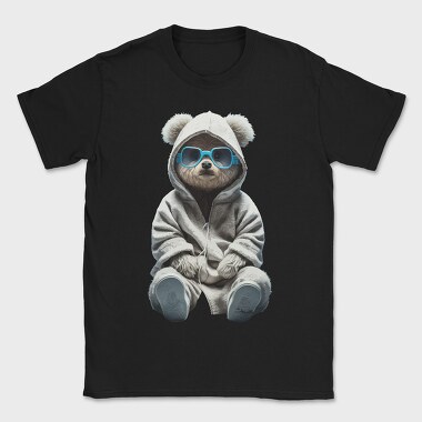 Teddy White Sweatsuit, Tricou Barbati (Unisex)