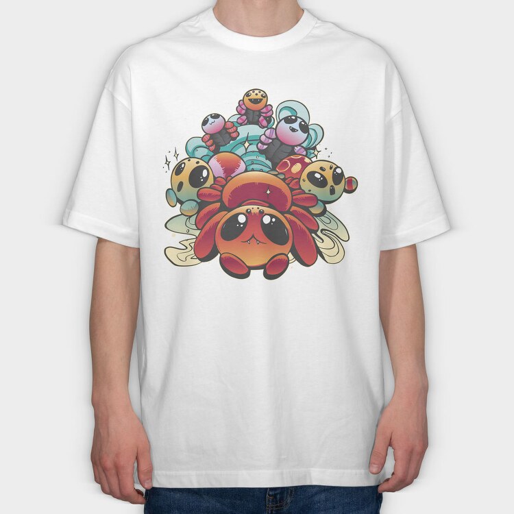 Cute Tarantulas, Tricou Oversize Barbati (Unisex)