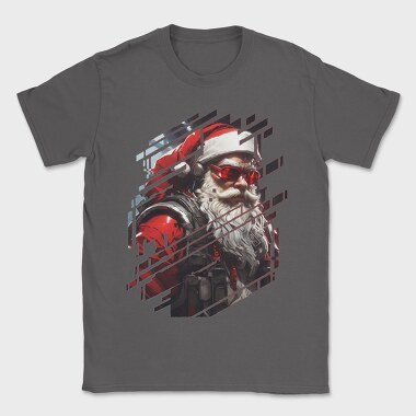 Cyberpunk Santa, Tricou Barbati (Unisex)