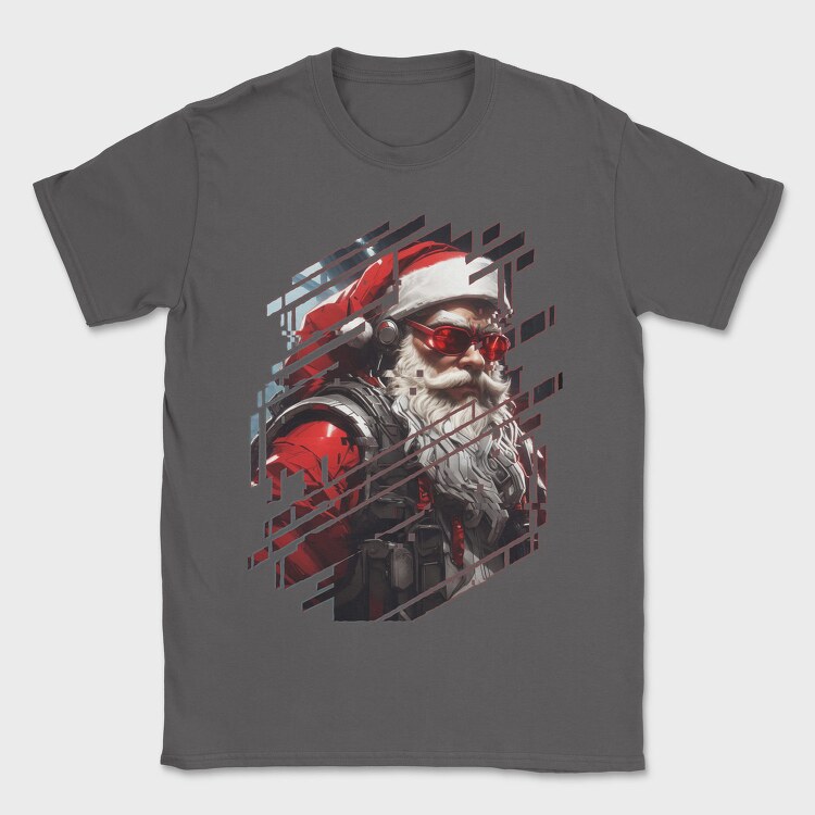 Cyberpunk Santa, Tricou Barbati (Unisex)