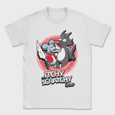 Itchy And Scratchy Show Urban Art 99, Tricou Barbati (Unisex)