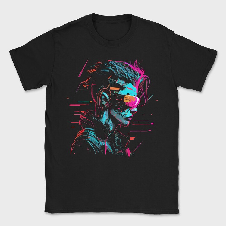 Cyberpunk Vr Glasses, Tricou Barbati (Unisex)