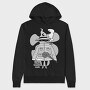 Evil Cartoon Wizard Night Club, Hanorac Oversize Barbati (Unisex)