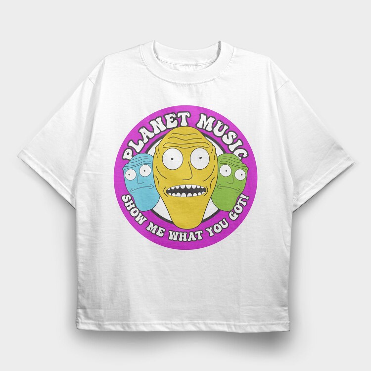 Rick and Morty 46, Tricou Oversize Barbati (Unisex)