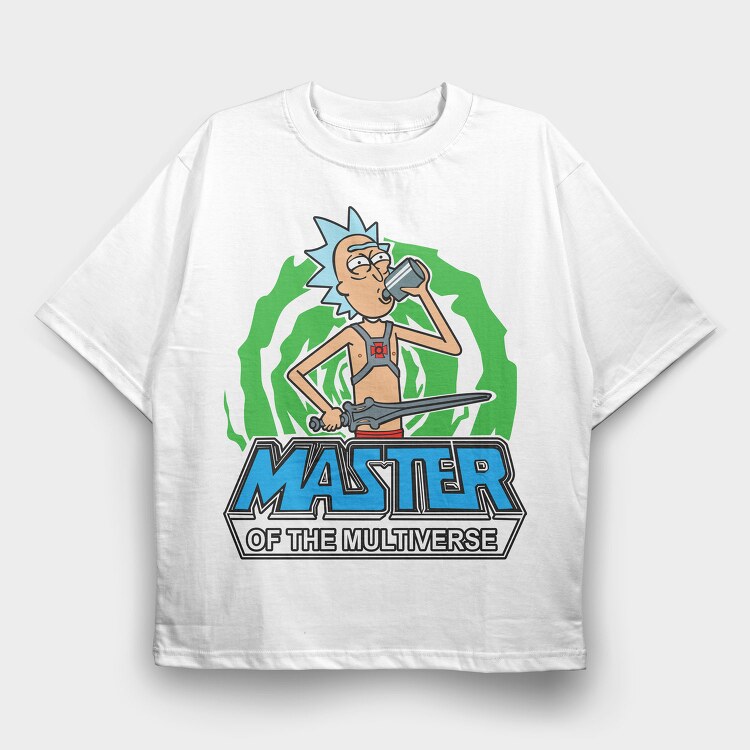 Rick and Morty 34, Tricou Oversize Barbati (Unisex)