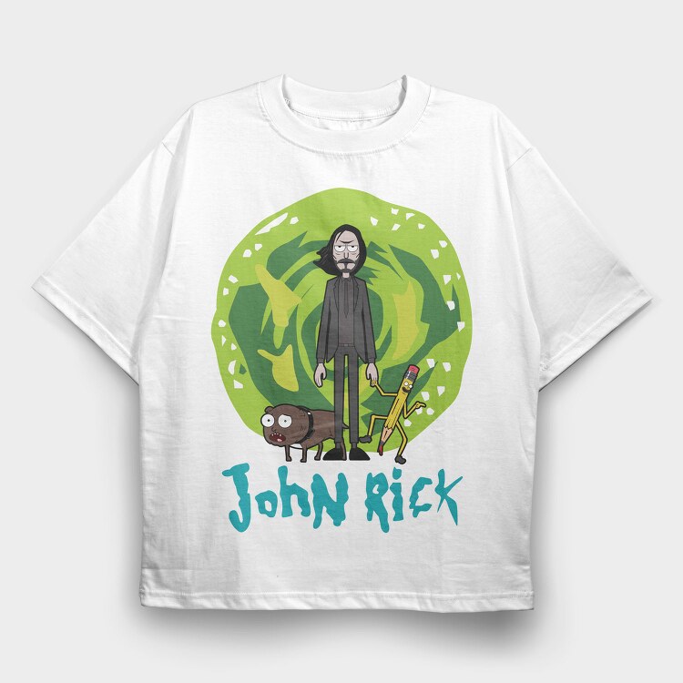 Rick and Morty 33, Tricou Oversize Barbati (Unisex)