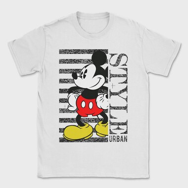 Mickey Mouse Urban Pattern, Tricou Barbati (Unisex)