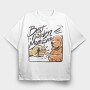 Best Golden Mom Ever Retriever, Tricou Oversize Barbati (Unisex)