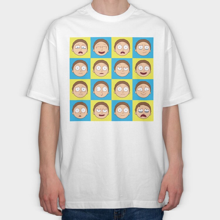 Rick and Morty 21, Tricou Oversize Barbati (Unisex)