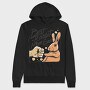 Best Rabbit Mom Ever, Hanorac Oversize Barbati (Unisex)