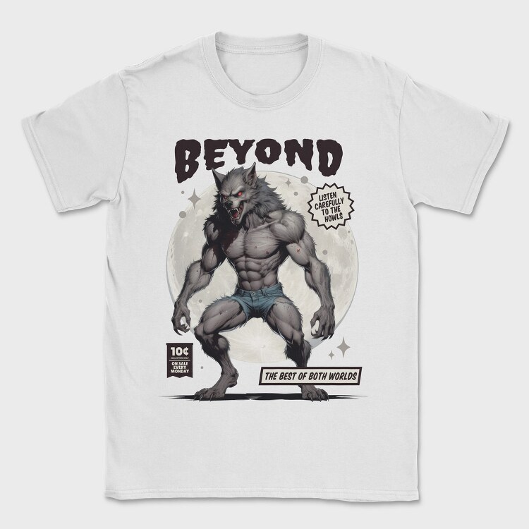 Beyond Werewolf Comic Trend, Tricou Barbati (Unisex)