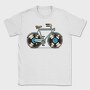 Bicycle Vinyl Record Bike, Tricou Barbati (Unisex)
