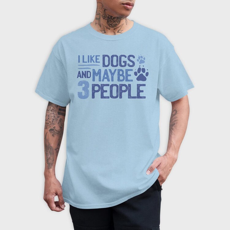 Dog Lover, Tricou Barbati (Unisex)