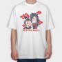 Rick and Morty 1, Tricou Oversize Barbati (Unisex)