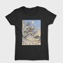Japanese Turtle Ukiyo Wave Sea, Tricou Femei