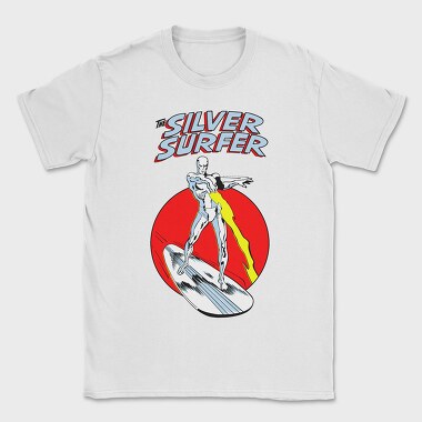 Silver Surfer Red Circle Sky, Tricou Barbati (Unisex)