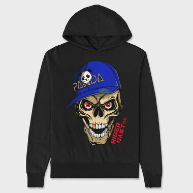 Skull Panda Cap Red Eyes Cast 99, Hanorac Oversize Barbati (Unisex)