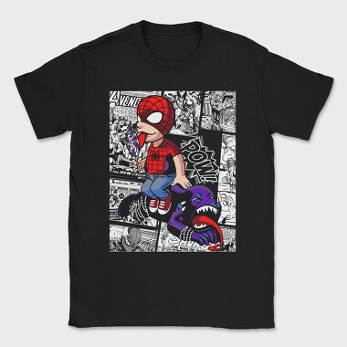 Spiderman Candy Comic Urban Art 99, Tricou Barbati (Unisex)