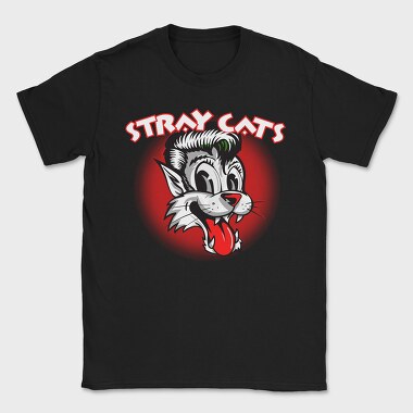 Stray Cats Red Eyes Animal Eyes, Tricou Barbati (Unisex)