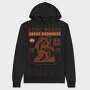 Bigfoot Hiking Memories Trend Yeti, Hanorac Oversize Barbati (Unisex)