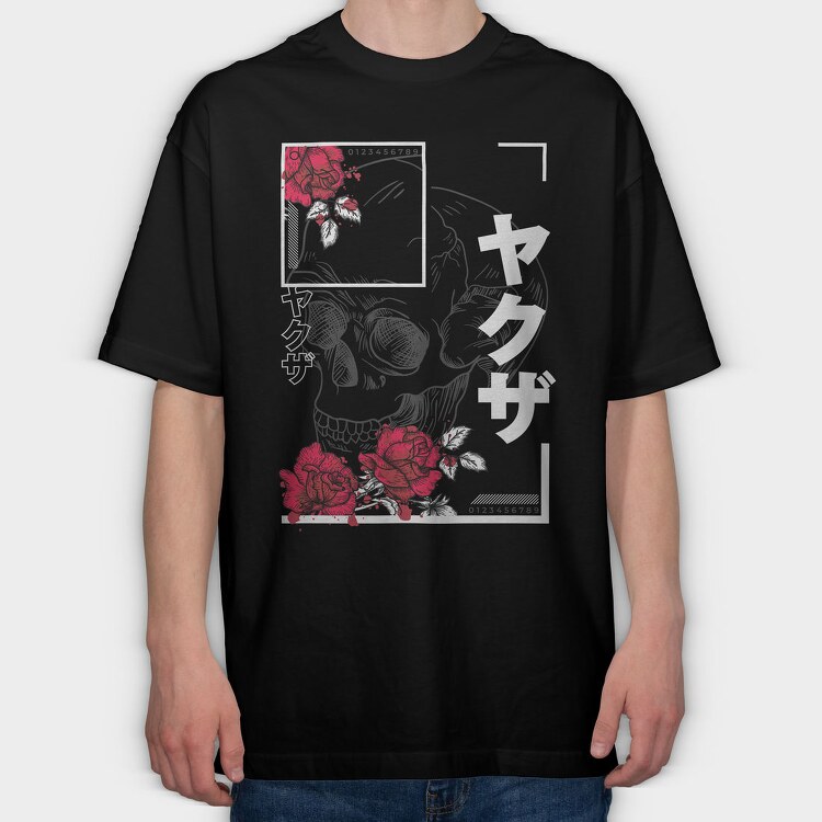 Japanese Urban, Tricou Oversize Barbati (Unisex)