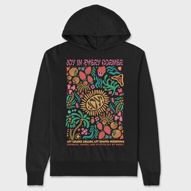 Joy In Every Corner Shapes Maximalism, Hanorac Oversize Barbati (Unisex)