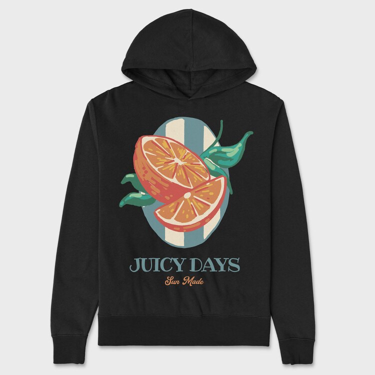Juicy Days Citrus Summer, Hanorac Oversize Barbati (Unisex)