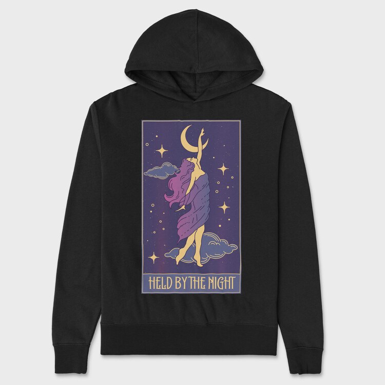 Night Woman Whimsigoth, Hanorac Oversize Barbati (Unisex)