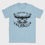 Bird Flying On Skull Crow Front, Tricou Barbati (Unisex)