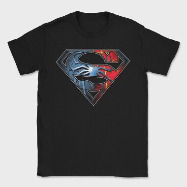 Superman Spiderman Crossed Suit Eyes, Tricou Barbati (Unisex)