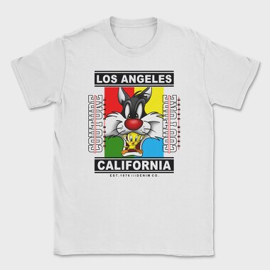 Sylvester Tweety Urban California 1976, Tricou Barbati (Unisex)
