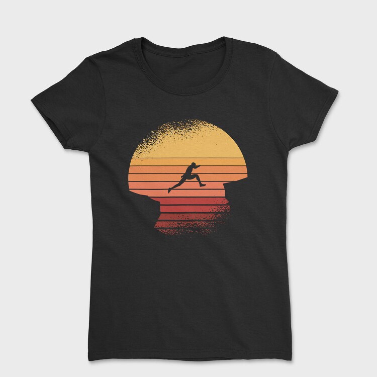 Jumping Man Retro, Tricou Femei