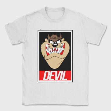 Taz Devil Animal Eyes, Tricou Barbati (Unisex)