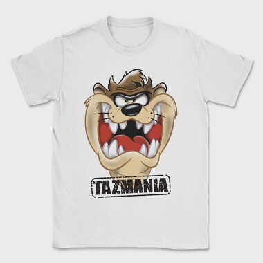 Tazmania Taz Anger Animal Eyes, Tricou Barbati (Unisex)