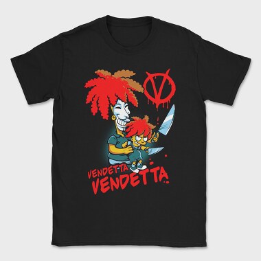 Venetian Mask Knife Simpsons Vendetta, Tricou Barbati (Unisex)