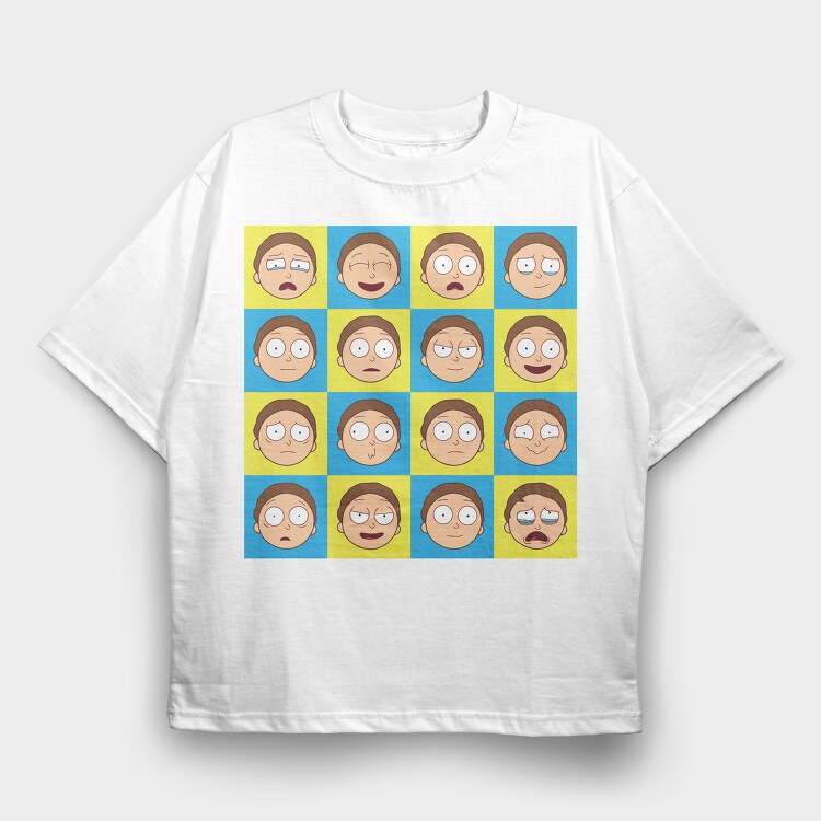 Rick and Morty 21, Tricou Oversize Barbati (Unisex)