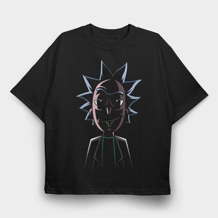 Rick and Morty 18, Tricou Oversize Barbati (Unisex)