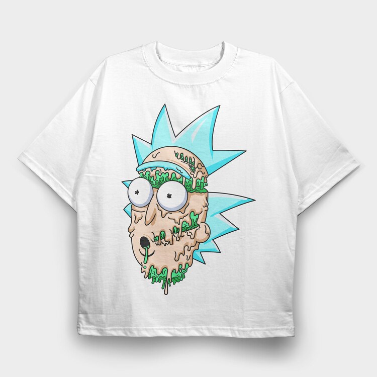 Rick and Morty 12, Tricou Oversize Barbati (Unisex)