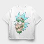 Rick and Morty 12, Tricou Oversize Barbati (Unisex)