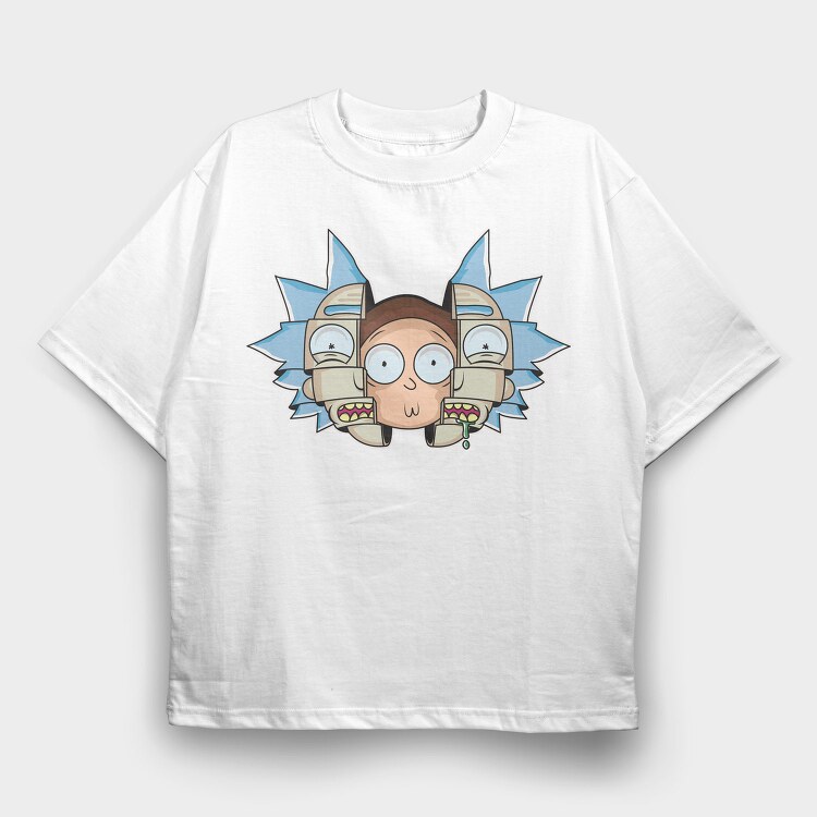 Rick and Morty 10, Tricou Oversize Barbati (Unisex)