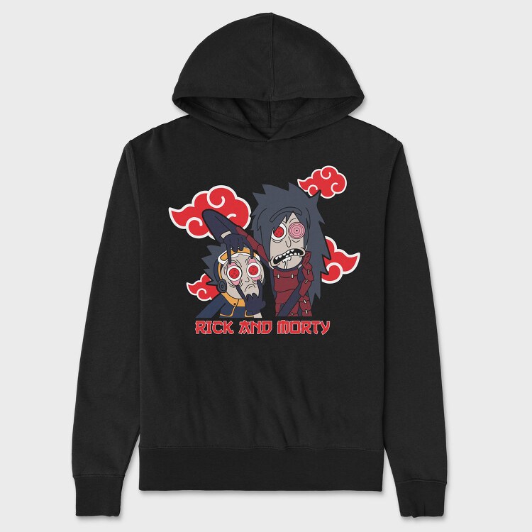 Rick and Morty 1, Hanorac Oversize Barbati (Unisex)