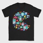 Retro Gaming Pac Man, Tricou Barbati (Unisex)