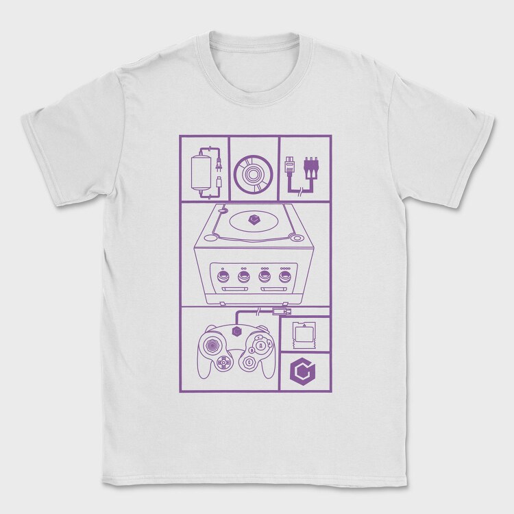Retro Gaming Entertainment System 2, Tricou Barbati (Unisex)