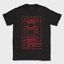 Retro Gaming 8 Bit, Tricou Barbati (Unisex)