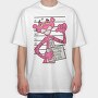 Prisoner Pink Panter, Tricou Oversize Barbati (Unisex)