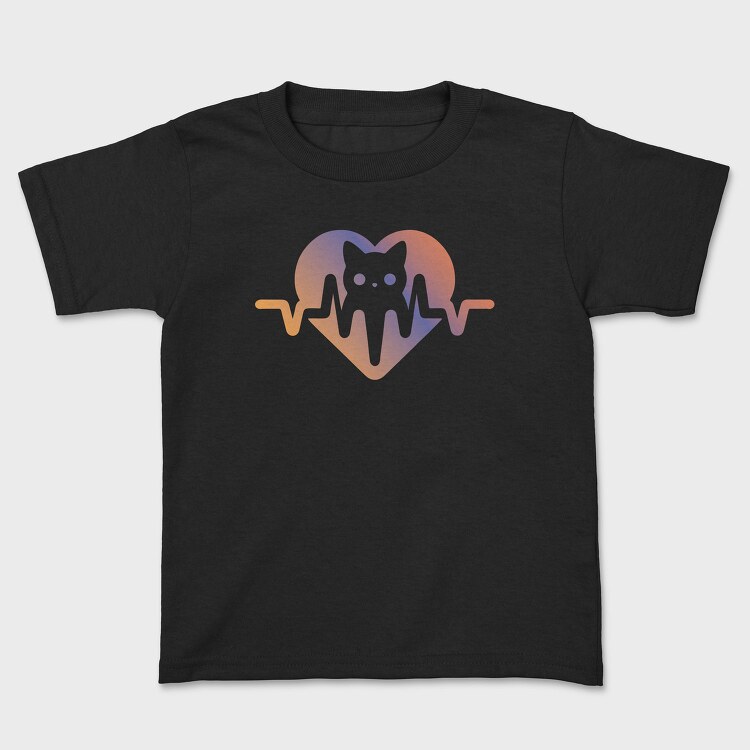 Cat Heartbeat Love, Tricou Copii