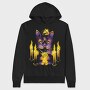 Cat Magic Candle Ritual, Hanorac Oversize Barbati (Unisex)