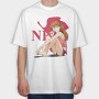 Asuka Langley Sohryu, Tricou Oversize Barbati (Unisex)