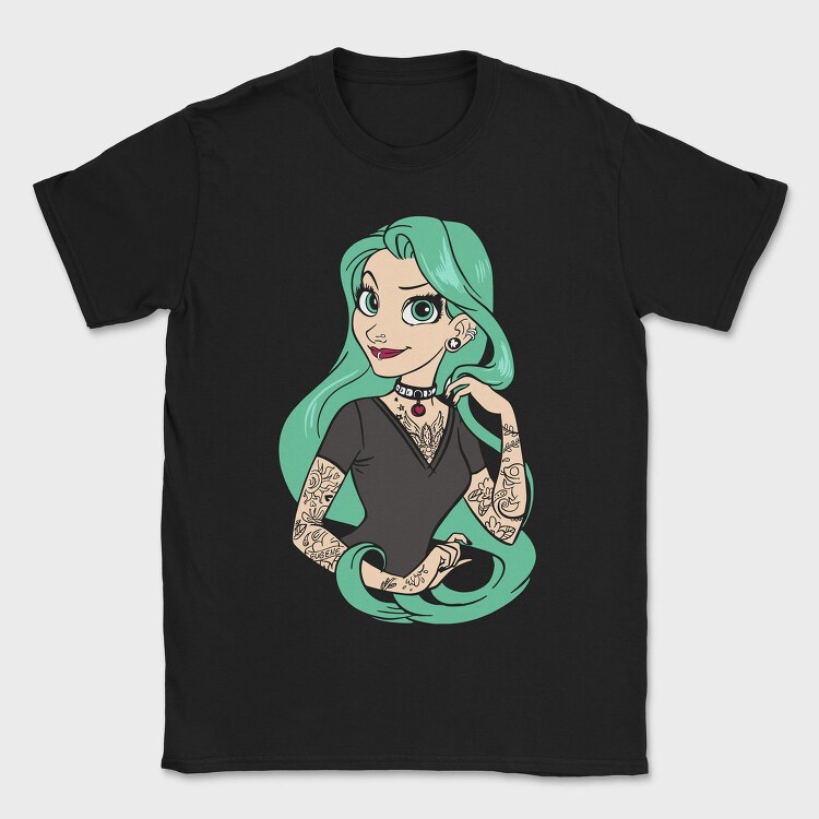 Princess Rockstar 4, Tricou Barbati (Unisex)