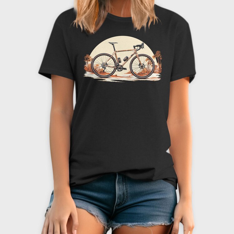 Gravel Bike, Tricou Barbati (Unisex)